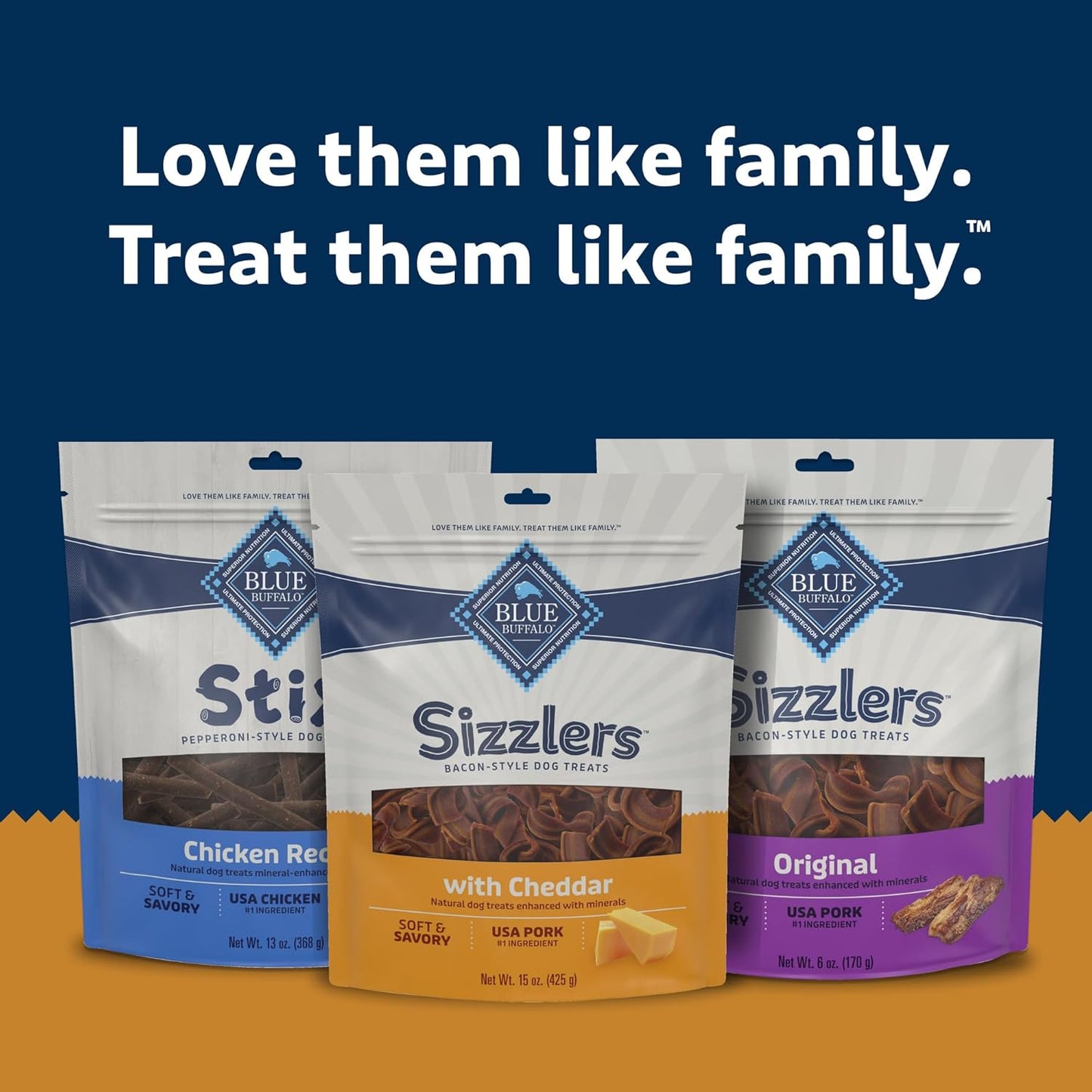 Sizzlers Natural Bacon-Style Soft-Moist Dog Treats