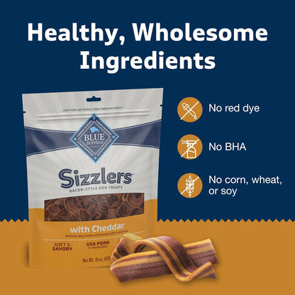 Sizzlers Natural Bacon-Style Soft-Moist Dog Treats