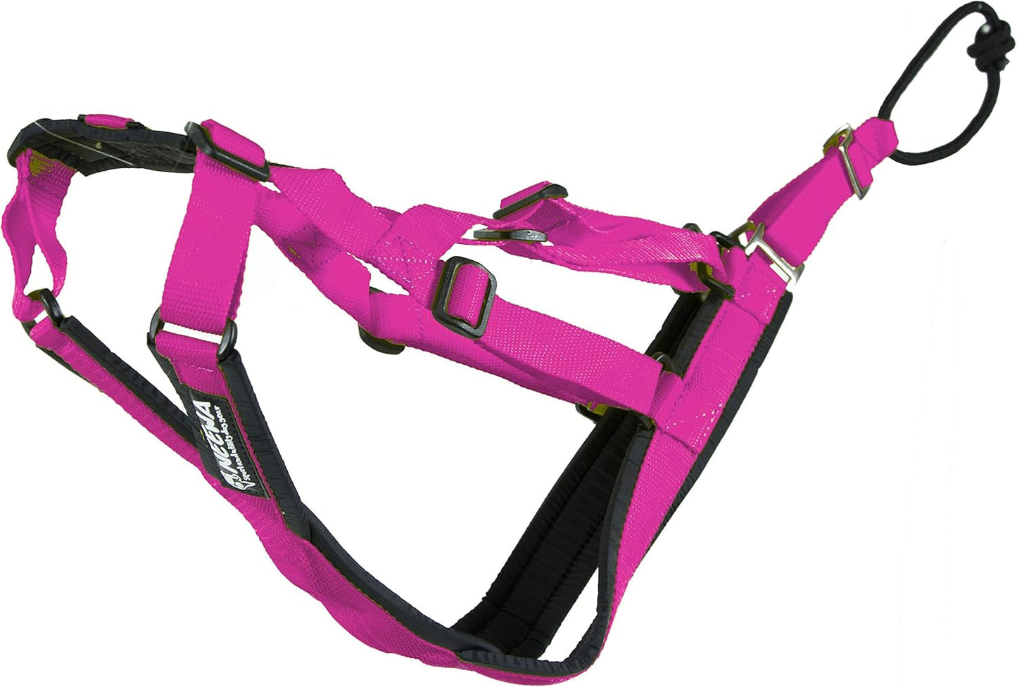 Adjustable Sled Pro Harness - Small, Yellow, Dog Pulling Harness for Large Breeds & Giant Dogs, Great for Dog Joring