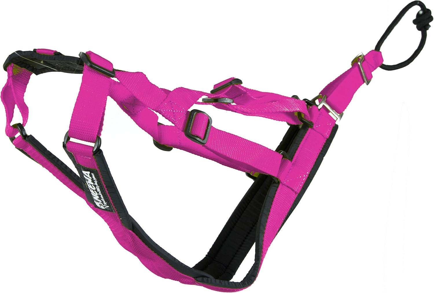 Adjustable Sled Pro Harness - Small, Yellow, Dog Pulling Harness for Large Breeds & Giant Dogs, Great for Dog Joring